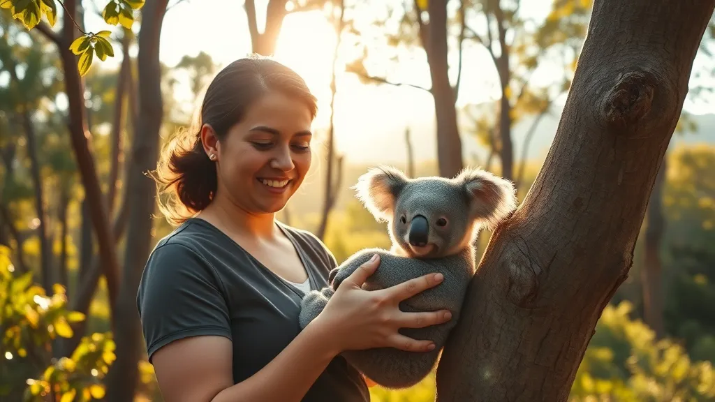 Dream symbol: koala bear: scenarios: Dream about Rescuing a Koala Bear