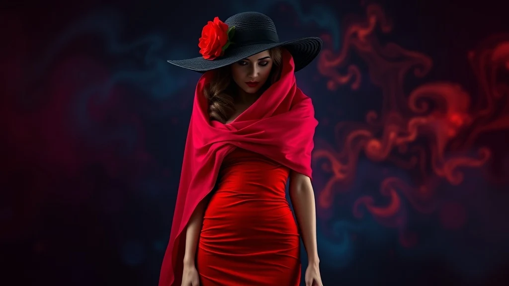 Dream symbol: lady in red dress: symbolism: Love and Romance
