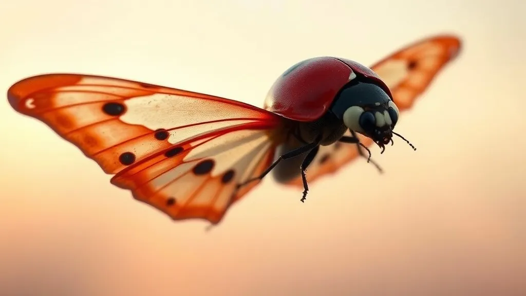 Dream symbol: lady bug looking butterfly: symbolism: Navigating Change with Grace