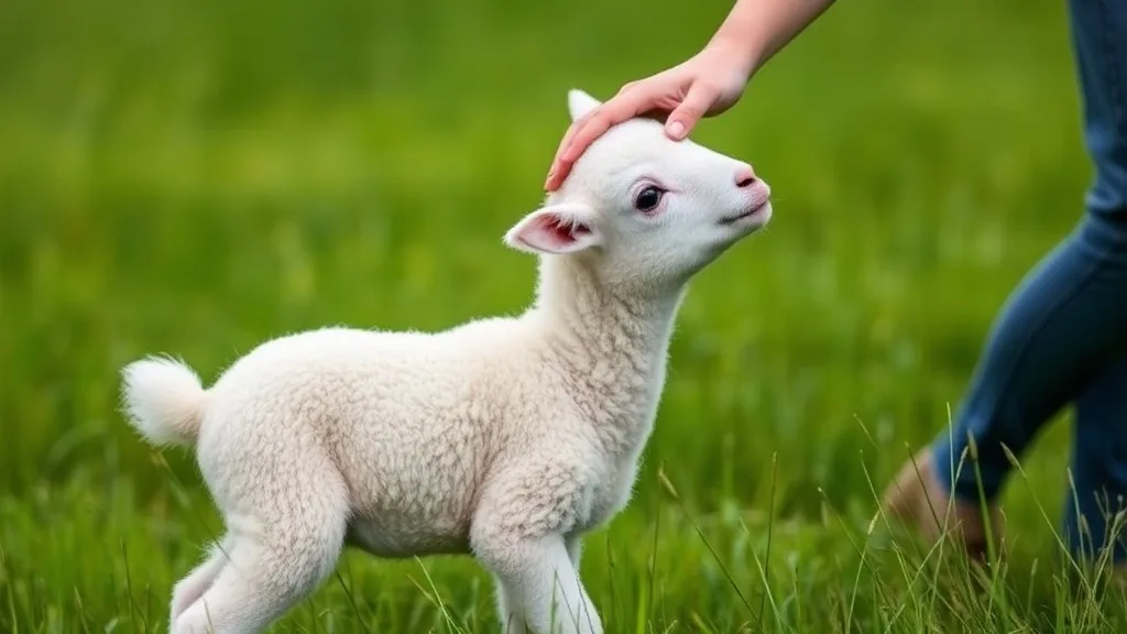Dream symbol: lamb or goat: scenarios: Dream of a lamb following you