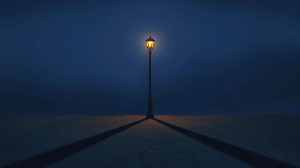 Dream symbol: lamp post: scenarios: Dreaming about a Lamp Post Casting Long Shadows