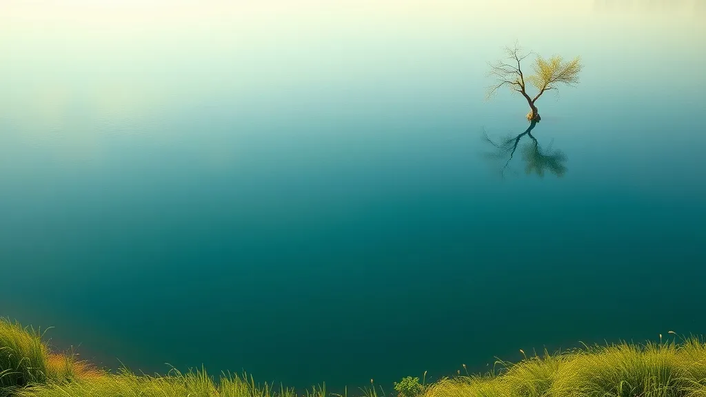 Dream symbol: large pond: symbolism: Tranquility and Inner Peace