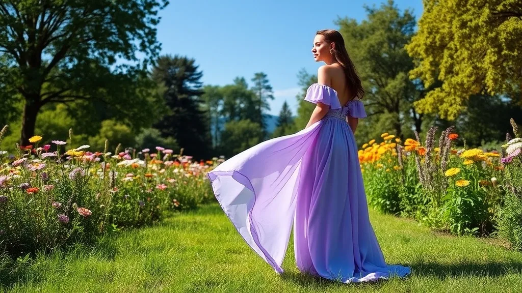 Dream symbol: lavender dress: symbolism: Tranquility and Serenity