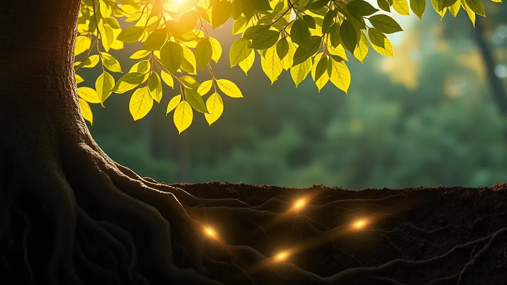 Dream symbol: leaves and roots: symbolism: Reflection of Renewal and Regenerative Processes