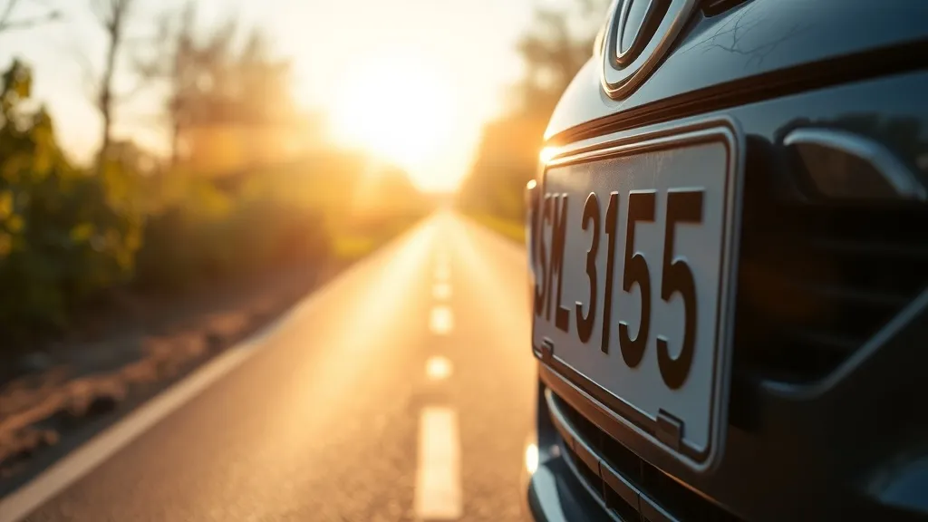 Dream symbol: legal number plate: symbolism: Indicator of Transition or New Beginnings