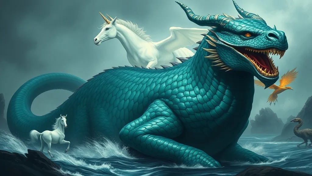 Dream symbol: leviathan dragon: scenarios: Dream of a Leviathan Dragon and Other Mythical Creatures