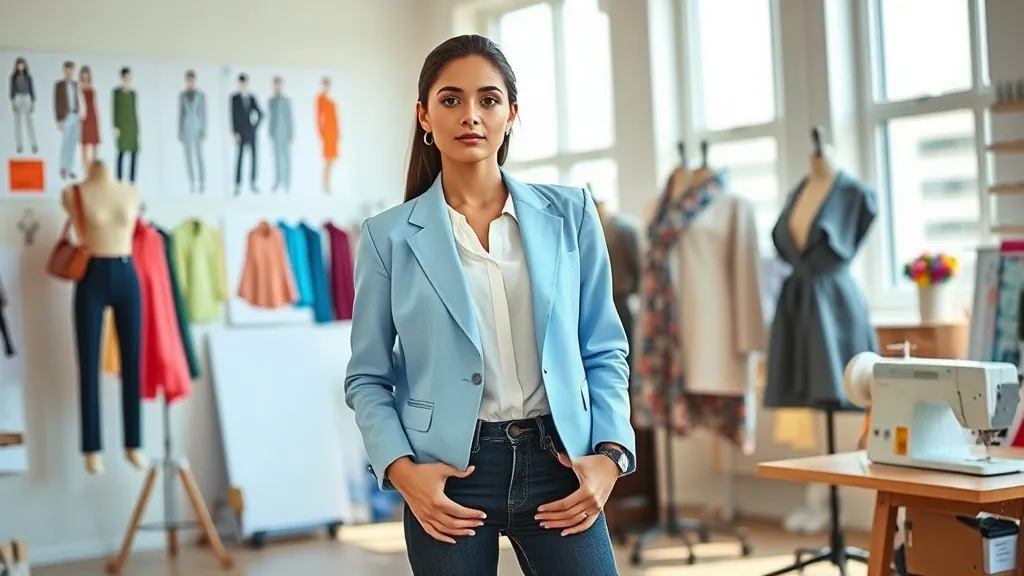 Dream symbol: light blue blazer: demographics: Students of Fashion Design Dreaming of Light Blue Blazer