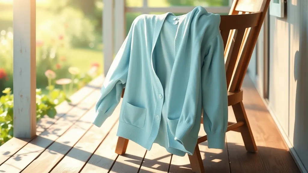 Dream symbol: light blue cardigan: symbolism: Serenity and Tranquility
