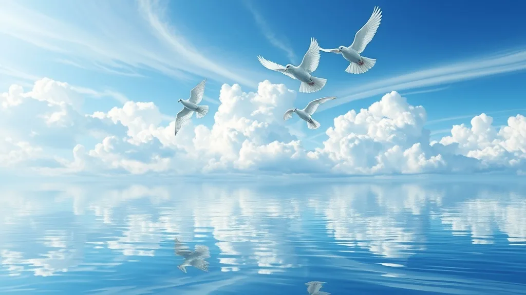 Dream symbol: light blue and white: scenarios: Dream about light blue and white