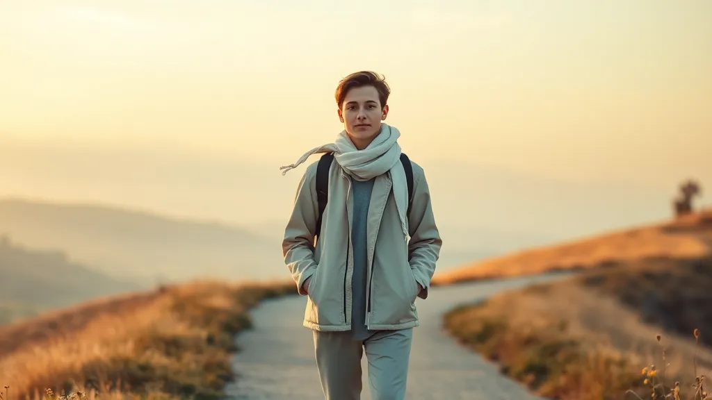 Dream symbol: light jacket and white scarf: scenarios: Dream of Wearing a Light Jacket and White Scarf While Traveling