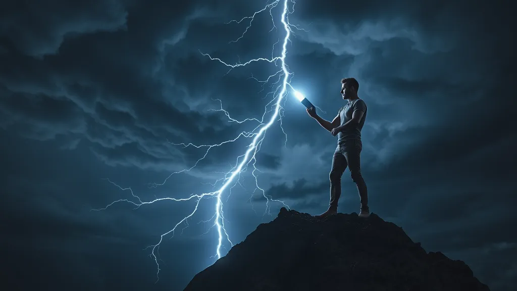 Dream symbol: lightning controller: scenarios: Dream of Stopping a Lightning Bolt