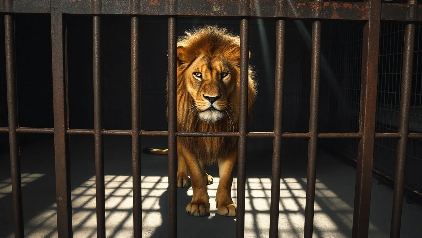 Dream symbol: lion enclosure: symbolism: Reflection of Societal Constraints on Wild Nature Dream symbol: lion enclosure: symbolism: Reflection of Societal Constraints on Wild Nature
