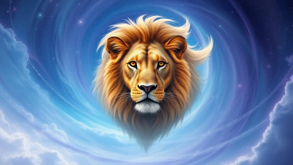 Dream symbol: lion's head: scenarios: Dream about a Lion's Head in the Sky