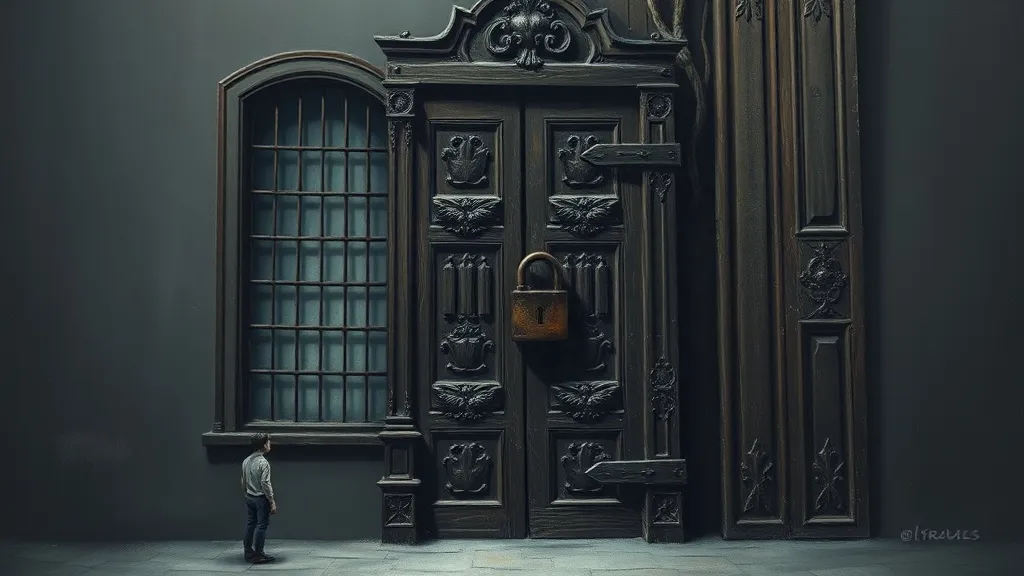 Dream symbol: locked doors and windows: symbolism: Fear of the Unknown and Vulnerability