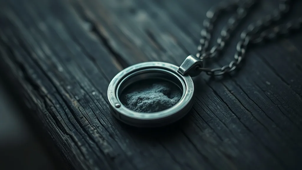 Dream symbol: locket necklace: scenarios: Dream of a Locket Necklace Filled with Ashes or Dust