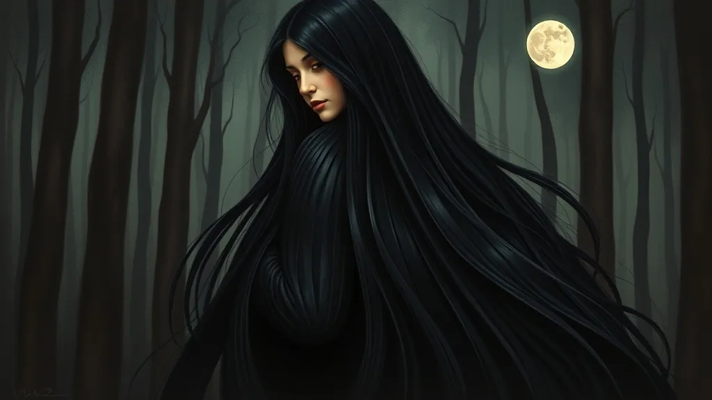 Dream symbol: long dark black hair: scenarios: Dream of Long Black Hair and Unexpected Change