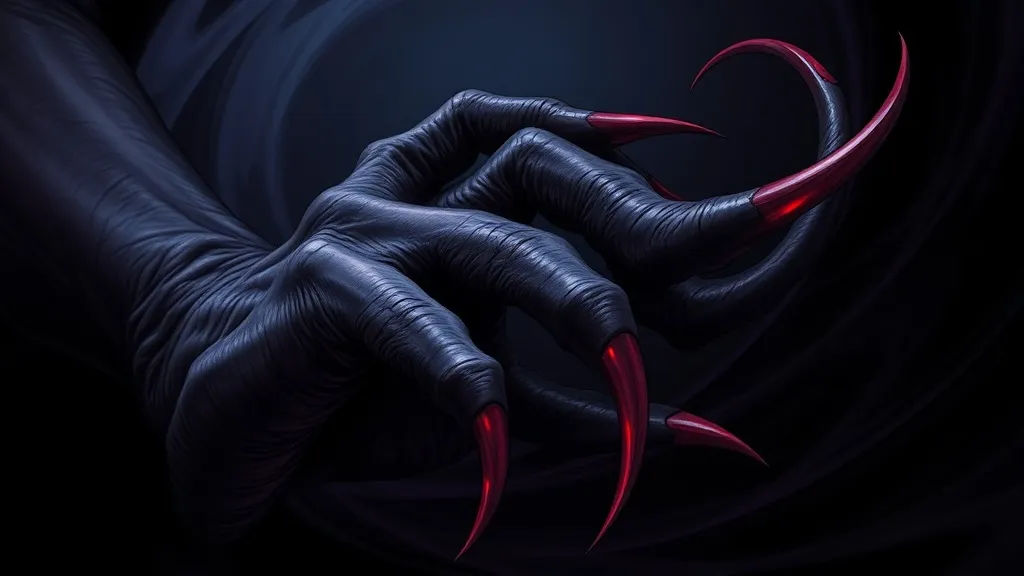 Dream symbol: creature with long nails: symbolism: Sexual Energy and Desire