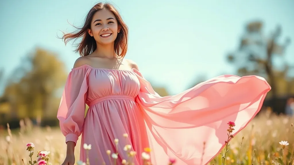 Dream symbol: long pink dress: symbolism: Celebration and Joyful Expression