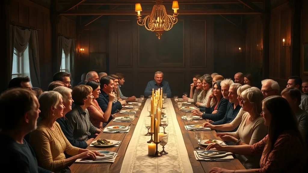 Dream symbol: long tables: symbolism: Tradition and Ritual
