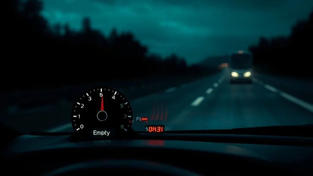 Dream symbol: low fuel sign: symbolism: Approaching a Crisis: Imminent Danger or Challenges