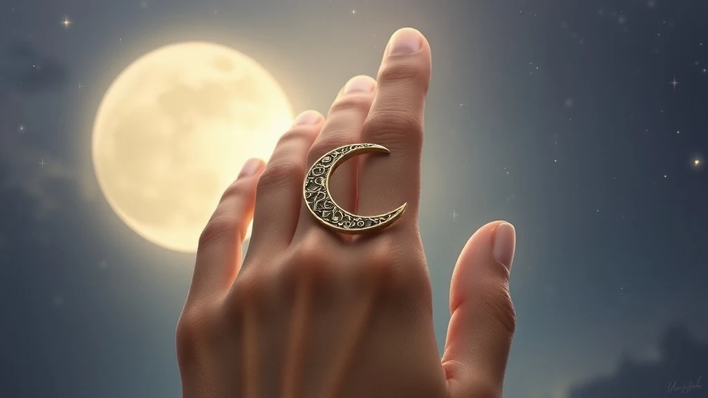 Dream symbol: moon rings: scenarios: Dream of wearing a moon ring