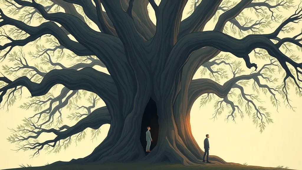 Dream symbol: man entering the tree: demographics: Creative Professionals and Tree Symbolism