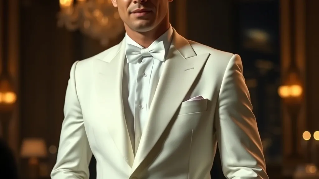 Dream symbol: man in white tuxedo: symbolism: A Symbol of Elegance and Refinement