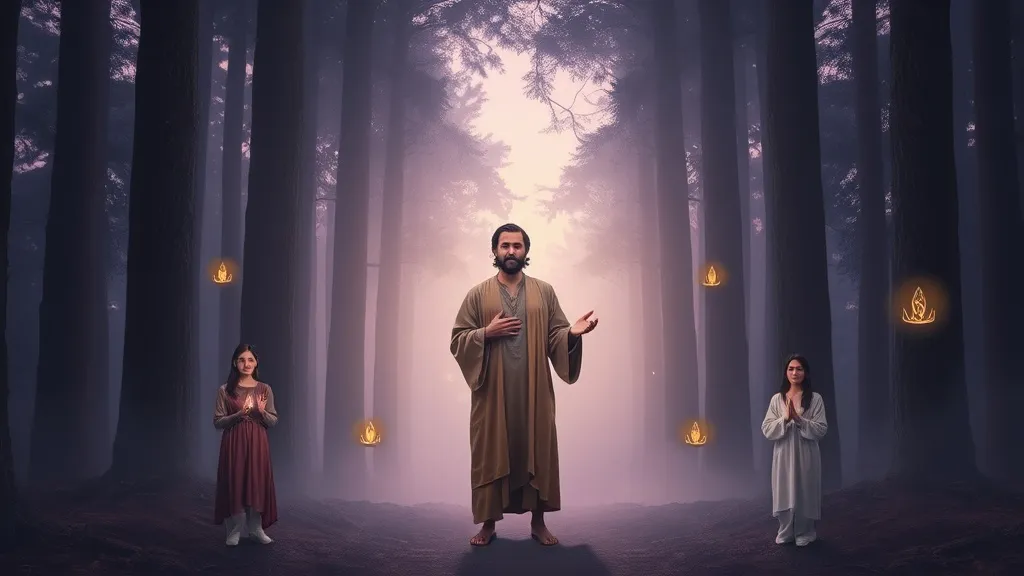 Dream symbol: man introducing to healers: scenarios: Dream about a Man Introducing Healers in a Mystical Setting