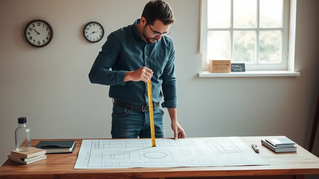 Dream symbol: man measuring: symbolism: Evaluating Life Decisions and Choices