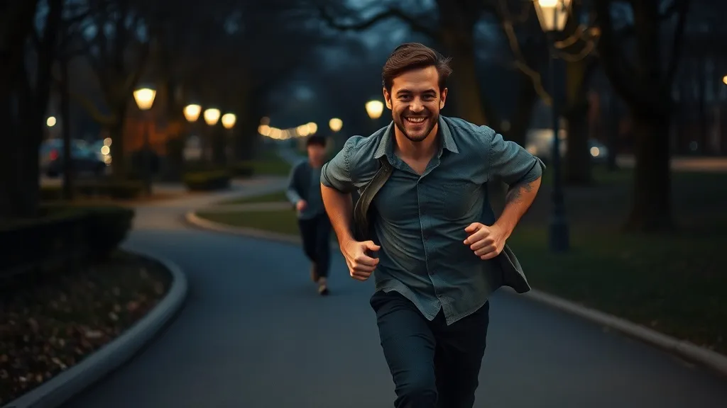 Dream symbol: man running and taunting: scenarios: Dream of a Man Running and Taunting to Mock or Challenge