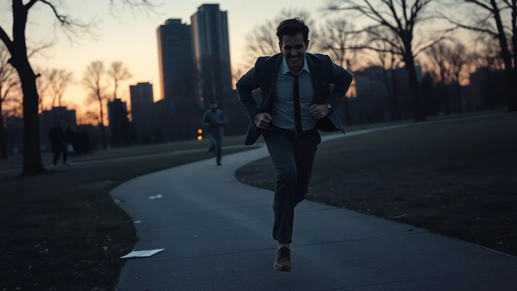 Dream symbol: man running and taunting: symbolism: Dreams Reflecting Social Challenges and Competition