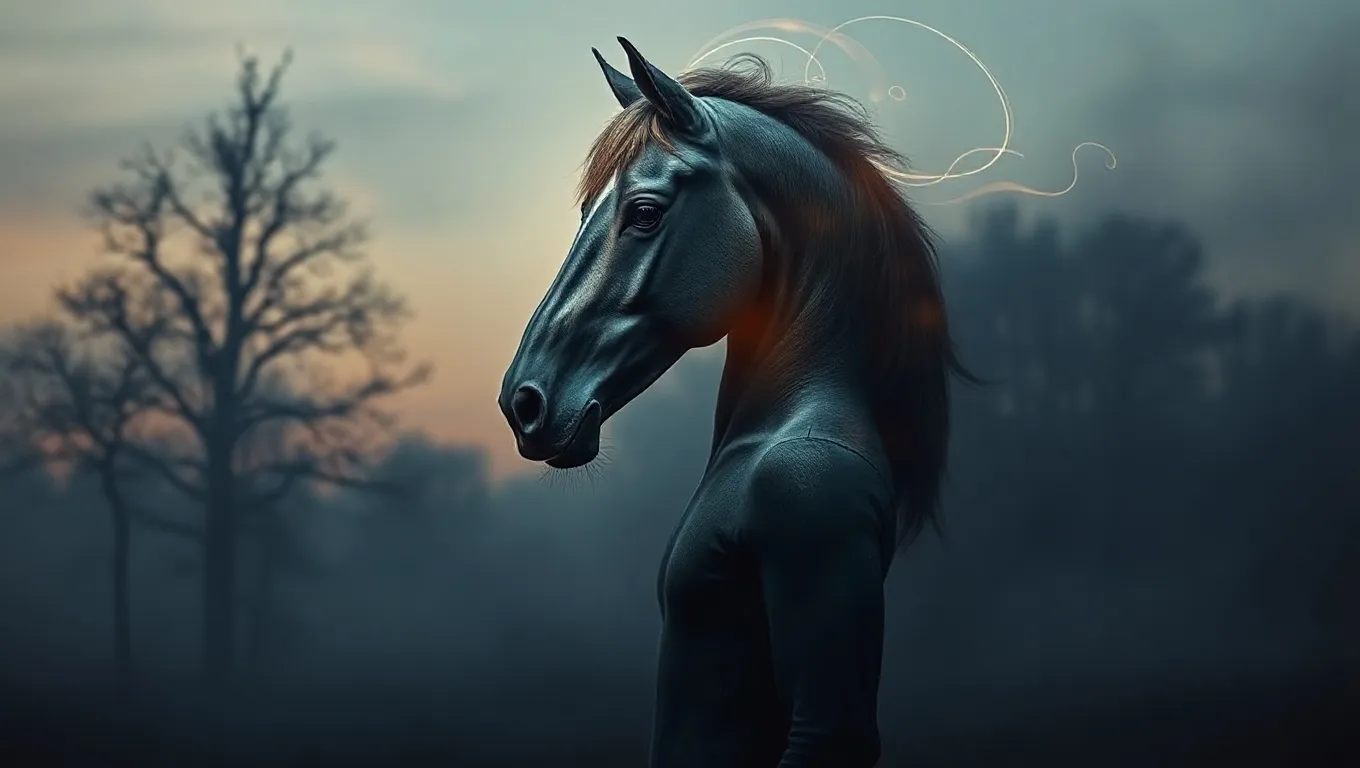 Dream symbol: man with horse head: symbolism: Manifestation of Unconscious Desires
