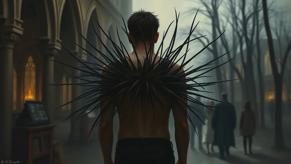 Dream symbol: man with porcupine quills: scenarios: Dream About a Man with Porcupine Quills in a Specific Location