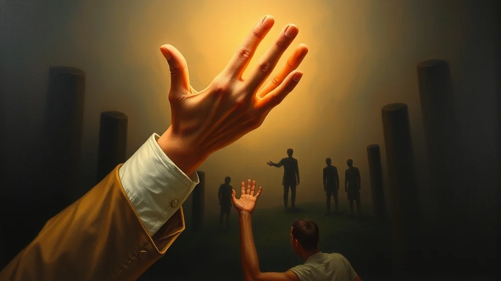 Dream symbol: man's hand: symbolism: Assistance or Dependence
