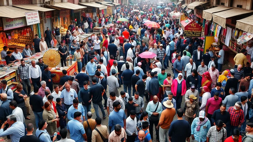 Dream symbol: market square: scenarios: Dream of a Market Square Filled with People