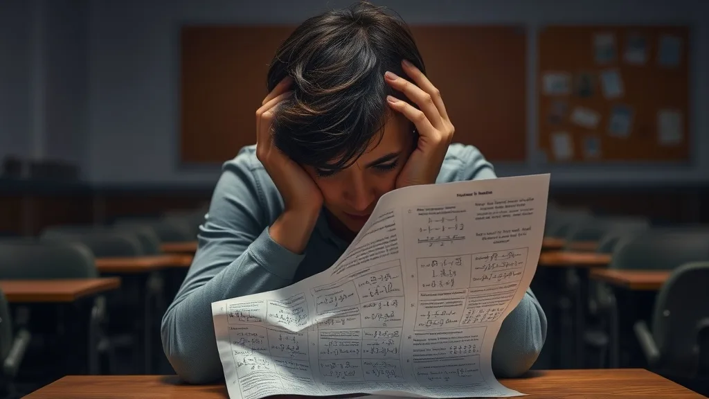 Dream symbol: math test: scenarios: Dream of a Math Test with Impossible Questions