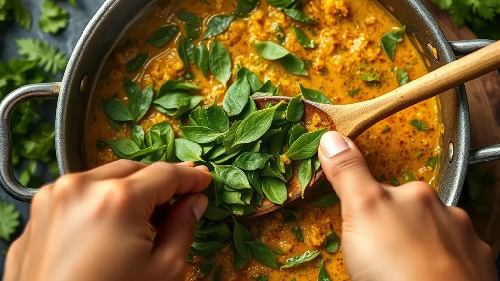 Dream symbol: curry leaves: scenarios: Dream of Cooking with Curry Leaves