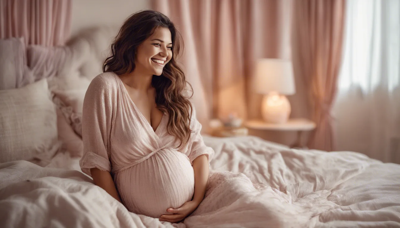 Dream symbol: seeing someone pregnant: scenarios: Dream of seeing a pregnant woman laughing