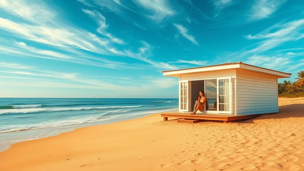 Dream symbol: beach house: symbolism: Inner Peace and Harmony