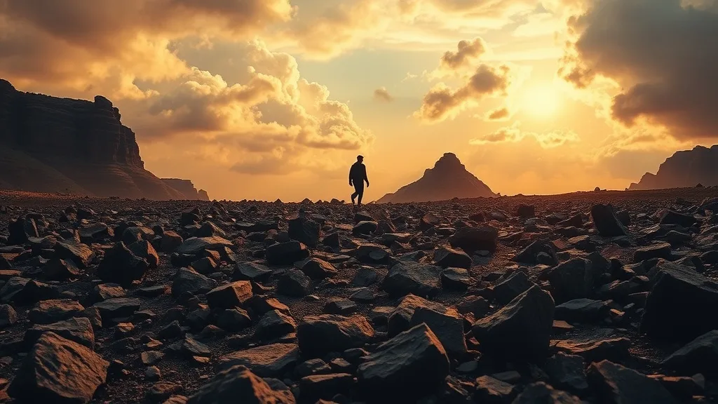 Dream symbol: burned rocks: symbolism: Obstacles and Challenges