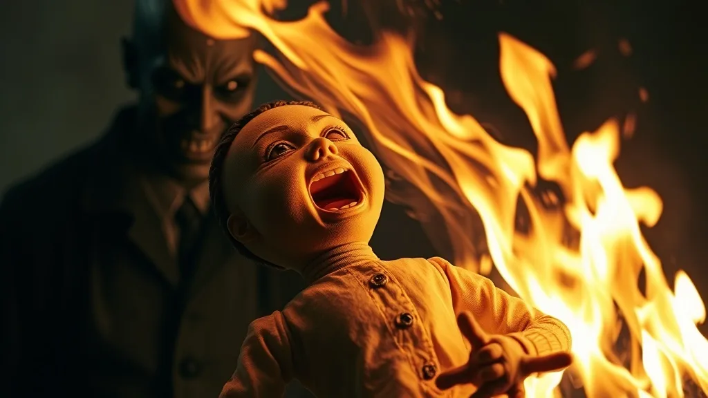 Dream symbol: burning doll: symbolism: Anger and Aggression