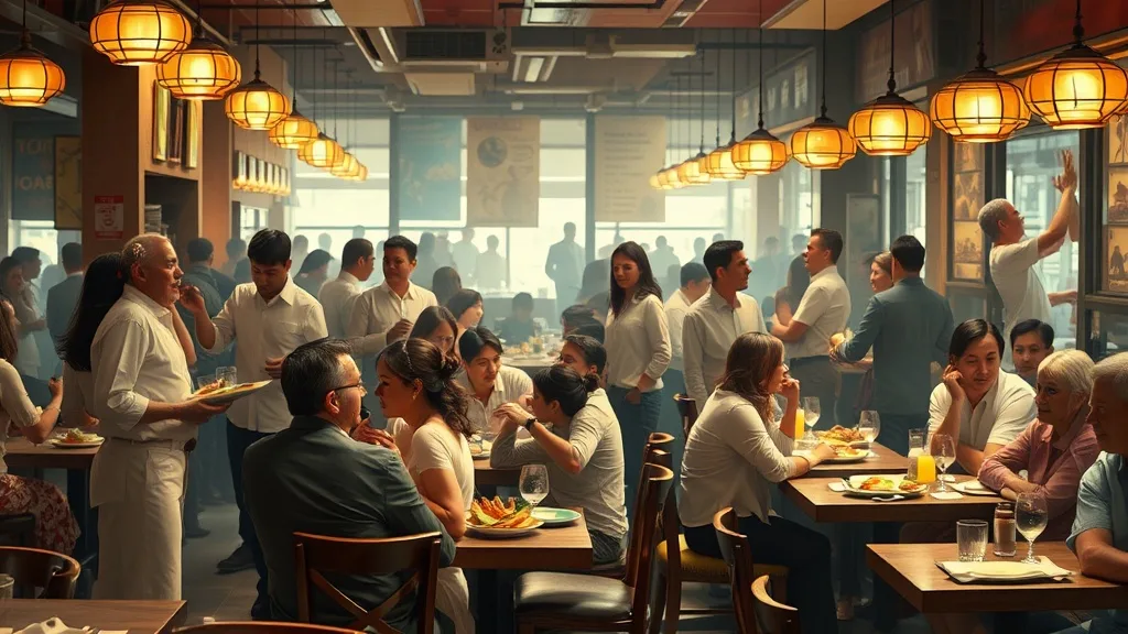 Dream symbol: busy scene: scenarios: Dream of a busy restaurant