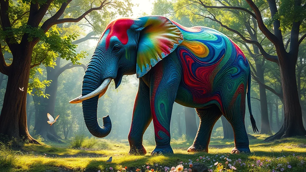 Dream symbol: colorful elephants: demographics: Dreamers with a Connection to Nature and Colorful Elephants