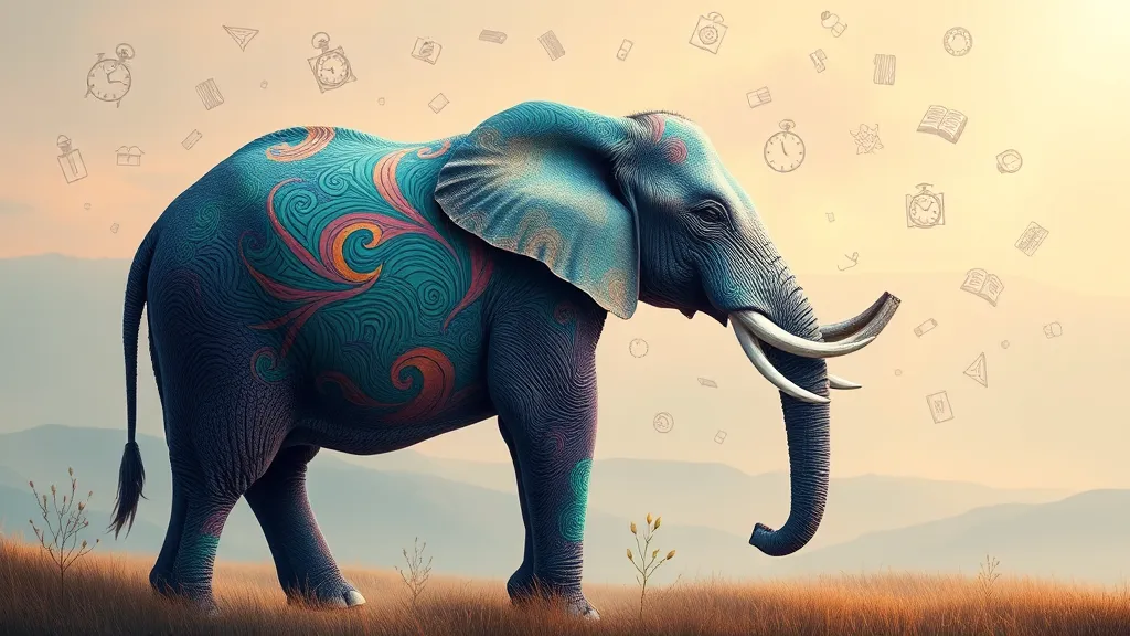 Dream symbol: colorful elephants: symbolism: Expression of Memory and Wisdom