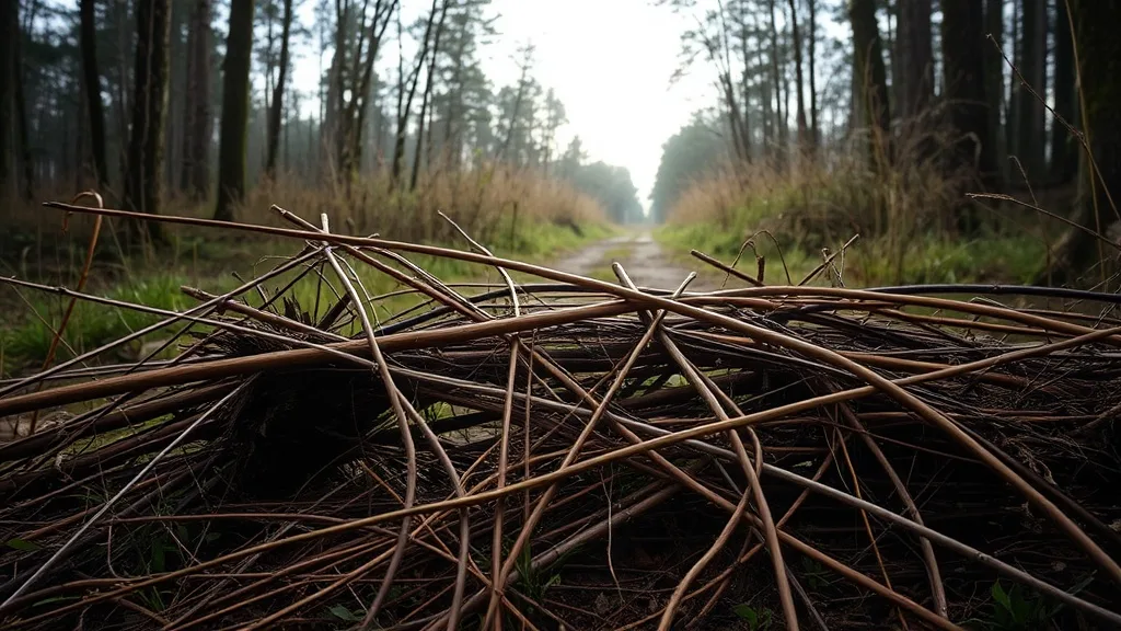Dream symbol: dry twigs: symbolism: Obstruction and Stagnation