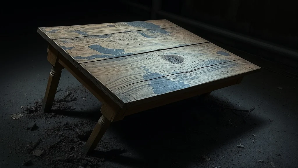 Dream symbol: stolen table: scenarios: Dream of a dirty stolen table