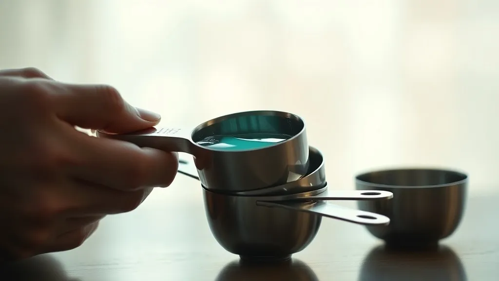 Dream symbol: measuring cups: scenarios: Dream of trying to measure something precisely with measuring cups