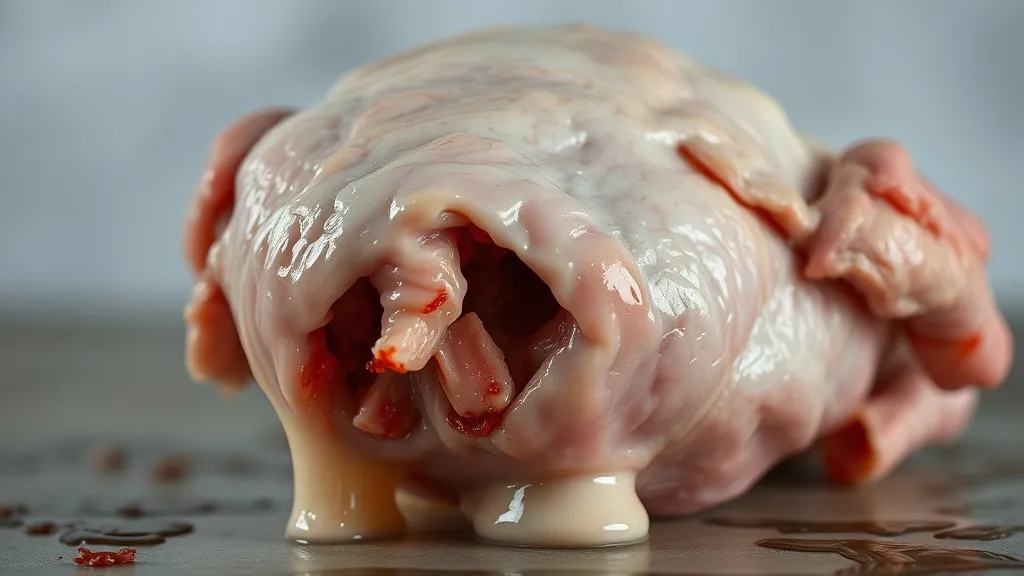Dream symbol: melting chicken meat: symbolism: Loss of Innocence or Purity