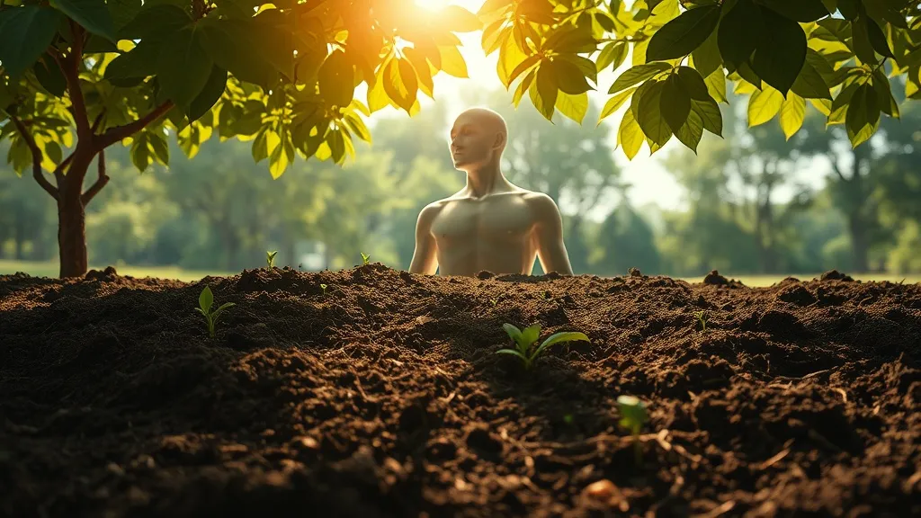Dream symbol: melting into soil: scenarios: Dream of Melting Away into the Earth