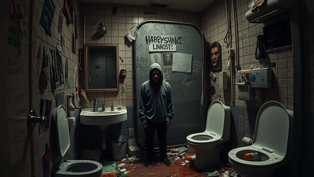Dream symbol: messy restroom: symbolism: Emotional Overload and Excess